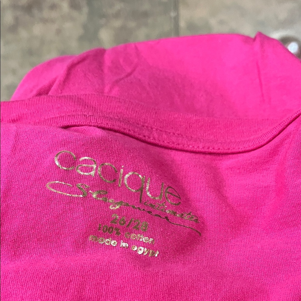 Cacique Pink Diva Sleep Shirt - Picture 4 of 4